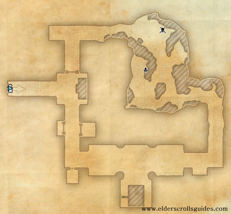 Flyleaf Catacombs delve map | Elder Scrolls Online Guides