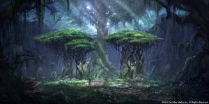 Bosmer Treehenge - TESO Concept Art