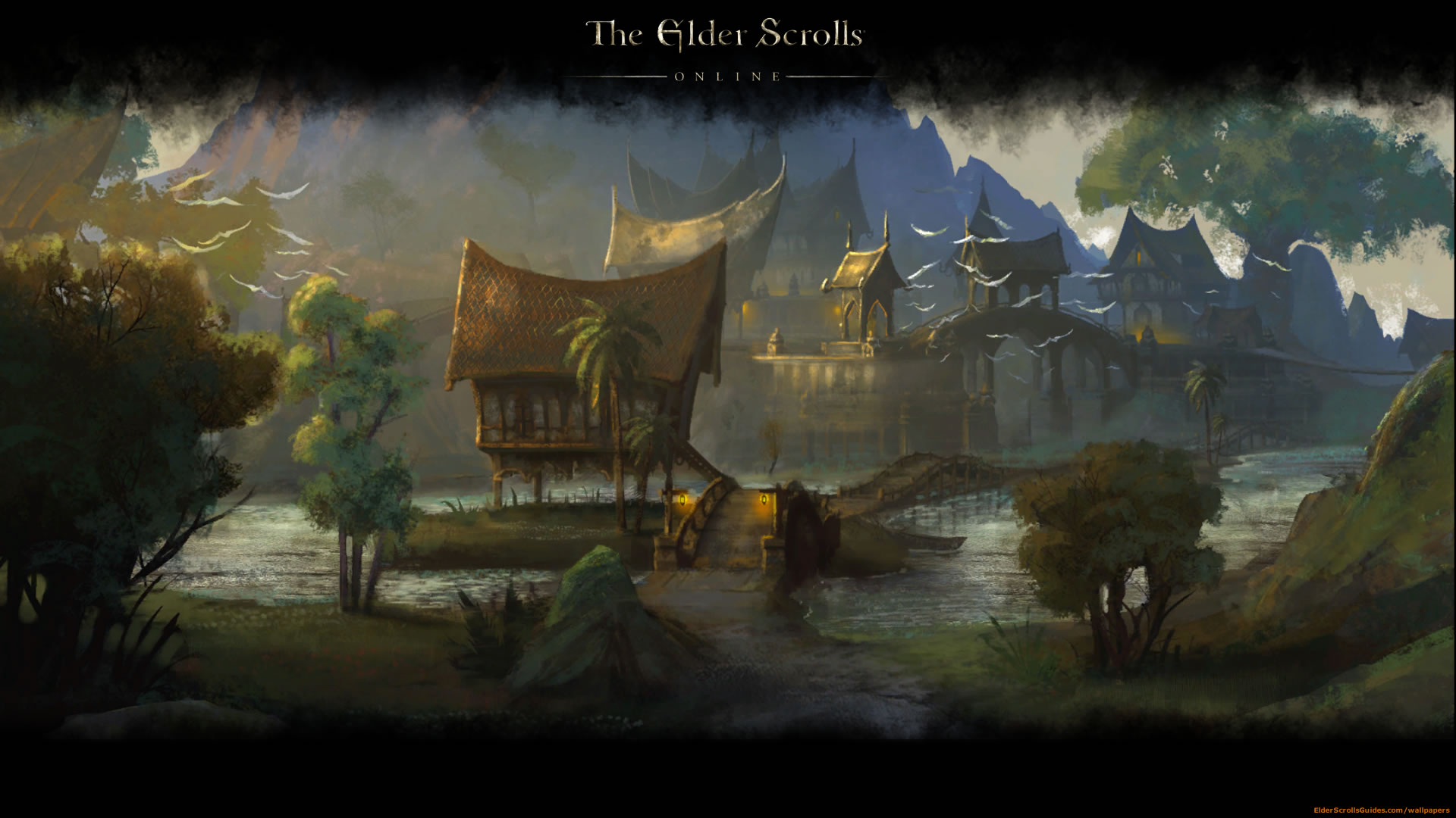 khenarthi’s roost wallpaper elder scrolls online guides