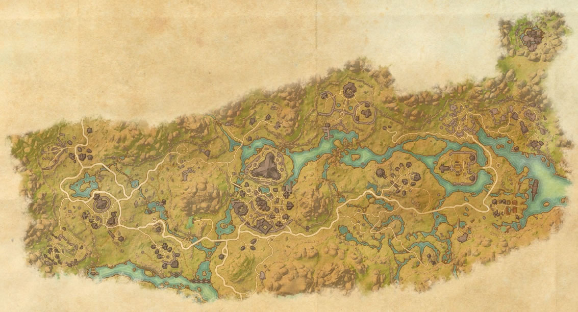 Deshaan Map Elder Scrolls Online Guides. 