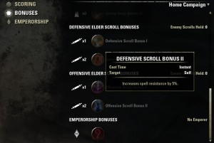 Elder Scrolls Bonuses