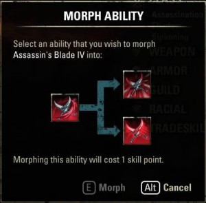 Morhping Assassins Blade ability