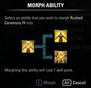 Morphing abilities