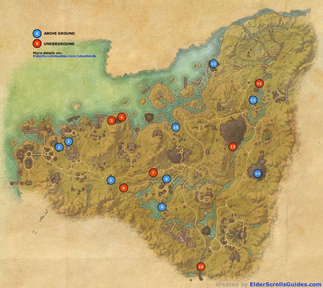 Malabal Tor Skyshards Map | Elder Scrolls Online Guides