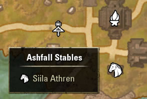 Stables icon on map