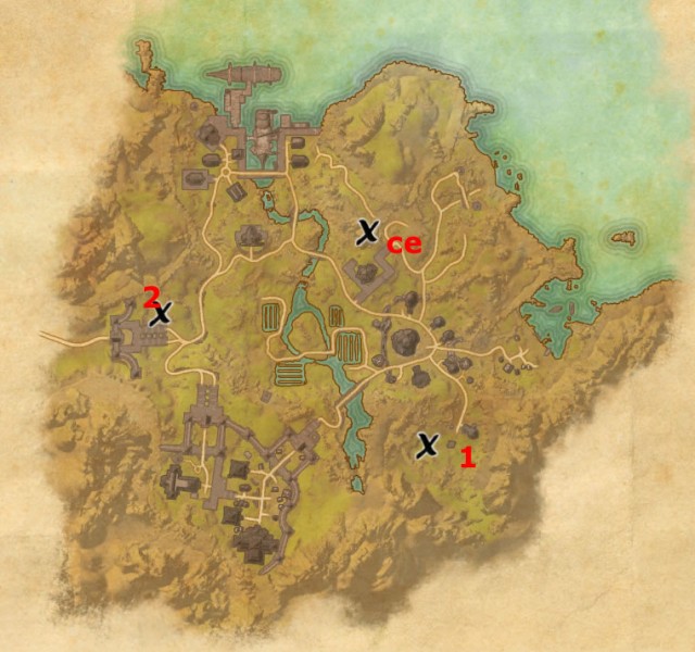 Bal Foyen treasure map locations