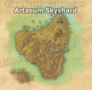 Artaeum skyshard map