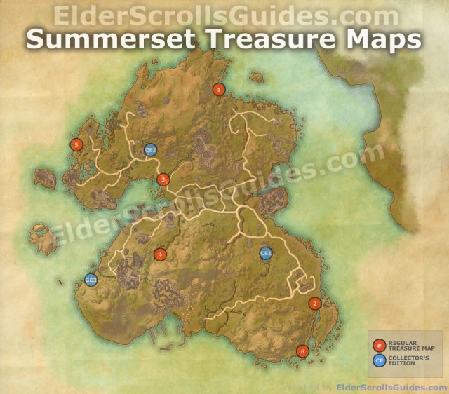 Summerset Treasure Maps