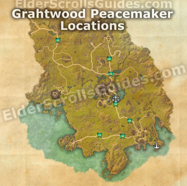 Grahtwood Peacemaker Locations Map