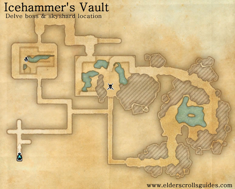Icehammer's Vault delve map