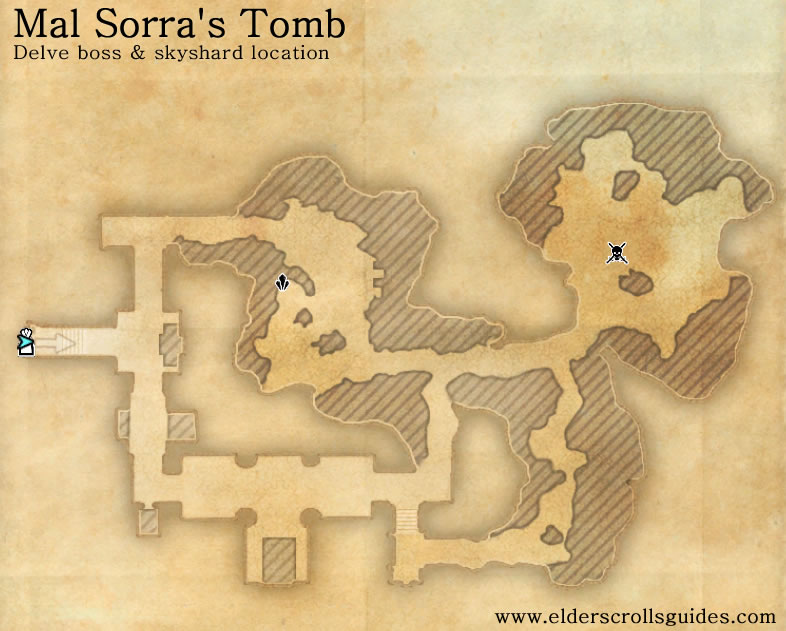 Mal Sorra's Tomb delve map