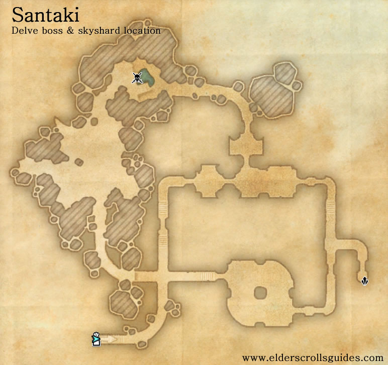Santaki delve map
