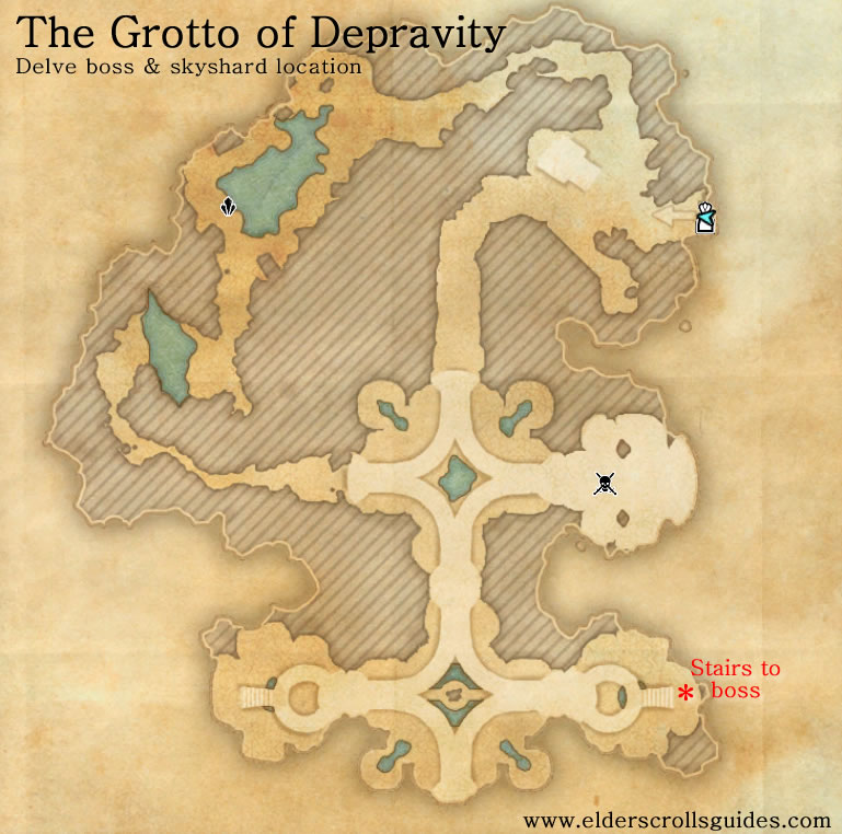 The Grotto of Depravity delve map