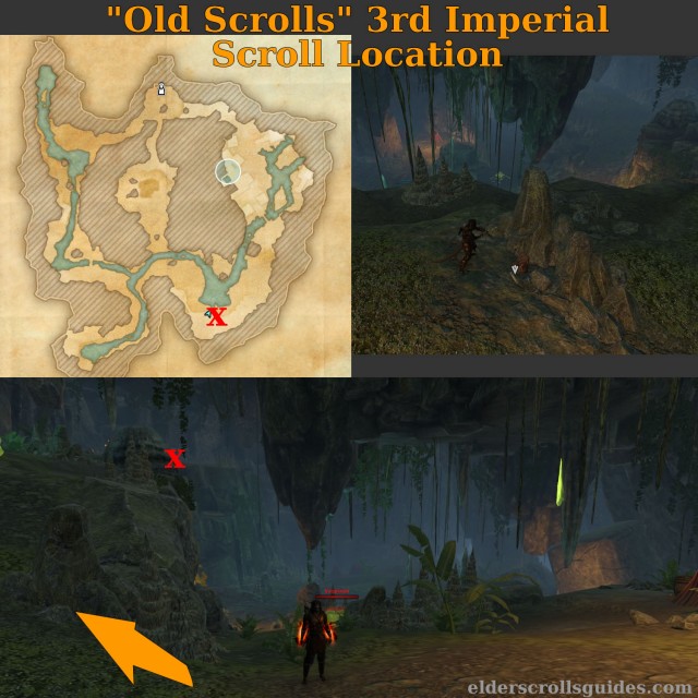 Old Scrolls 3rd Imperial Scroll Location