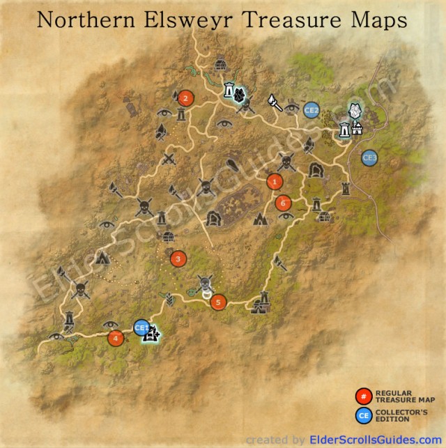 Elsweyr Treasure Maps