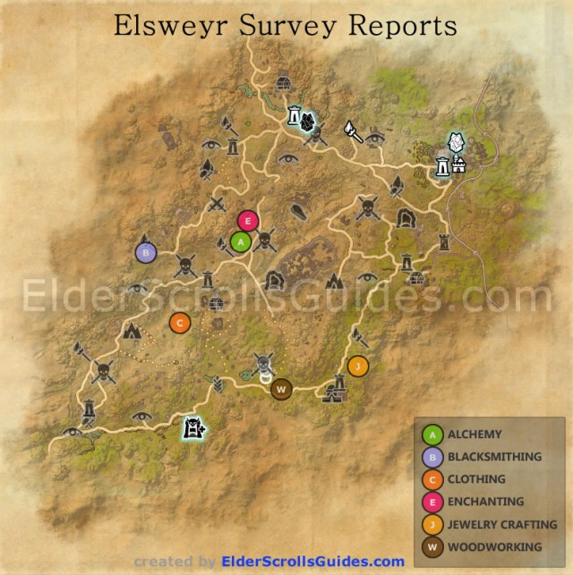 Elsweyr Survey Report Map