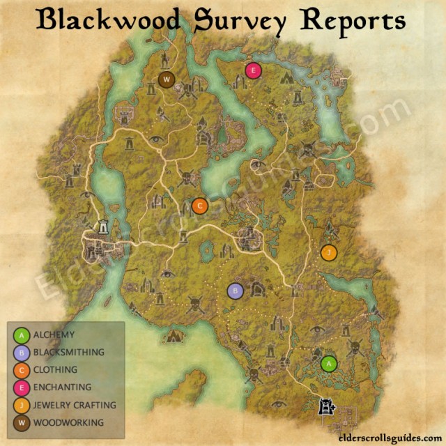 Blackwood Survey Report Map