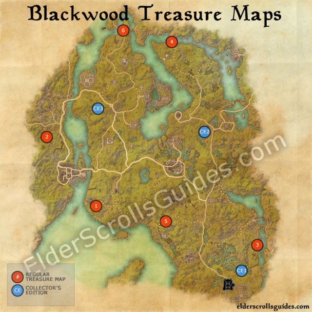 Blackwood Treasure Maps