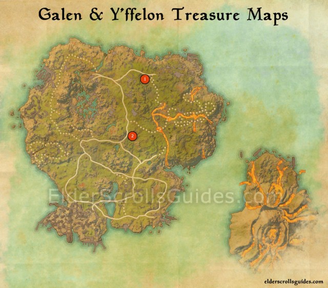 Galen & Y'ffelon treasure maps
