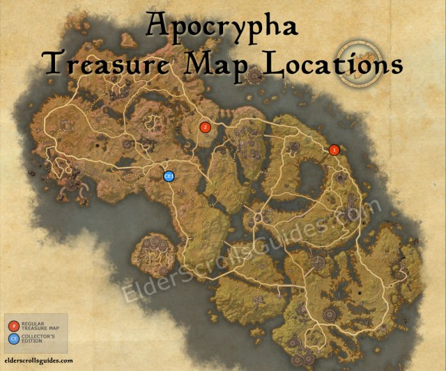 Apocrypha treasure maps