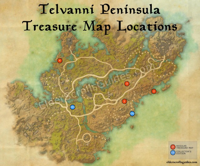 Telvanni-Peninsula Treasure Maps